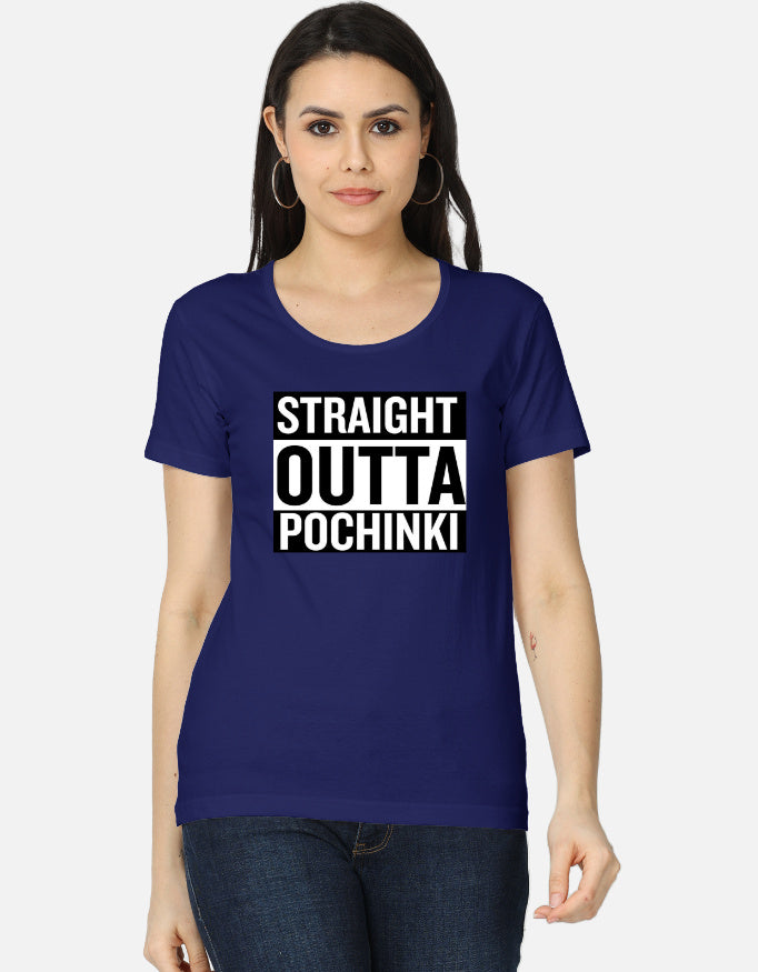 C-Labs Straight Outta Pochinki Women's Classic T-Shirt Royal Blue Front_1_c_9_b930e592-9d59-4000-9b94-04ad14eef969