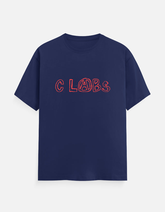 C-Labs C-LABS Comic Classic Crew T-Shirt Royal Blue Front_1_c_9_c1715e5c-1419-49db-b08e-3ab114f0830b