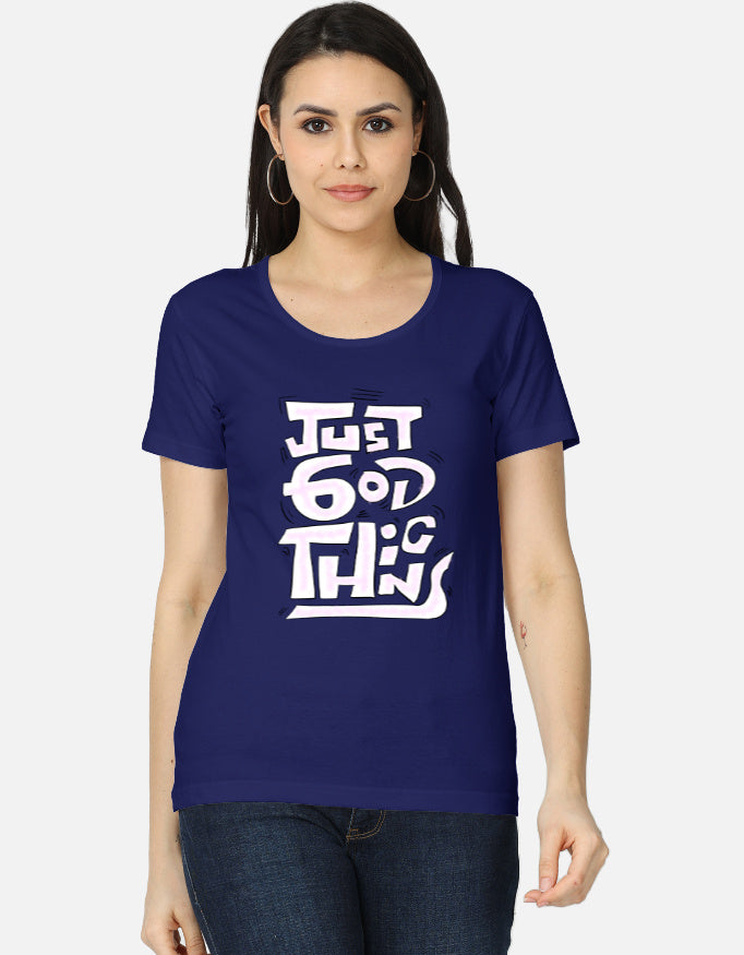 C-Labs Just God Things Women's Classic T-Shirt Royal Blue Front_1_c_9_ccec9790-0734-4245-a81c-d027ea1a09df