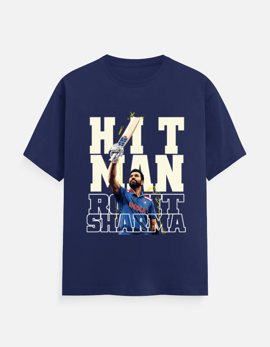 C-Labs Hit Man Rohit Sharma Classic Crew T-Shirt Royal Blue Front_1_c_9_d0b6df46-5f5e-4073-8335-26c42cf9ee6c