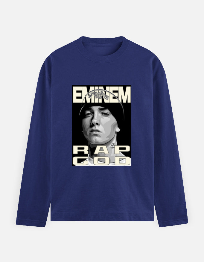 C-Labs Rap God Full Sleeve T-Shirt Royal Blue Front_1_c_9_d1cae6ba-294a-4adf-9e66-941af0964bfa