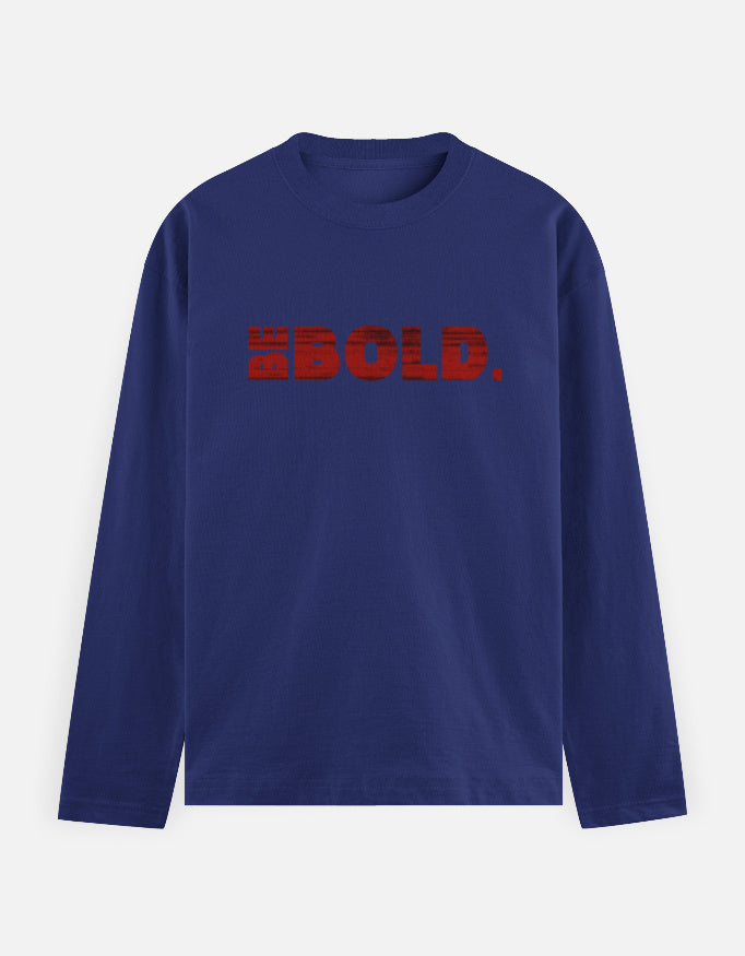 C-Labs Be Bold Full Sleeve T-Shirt Royal Blue Front_1_c_9_d8bbe020-5450-4feb-9f2e-f3b5e686a49f