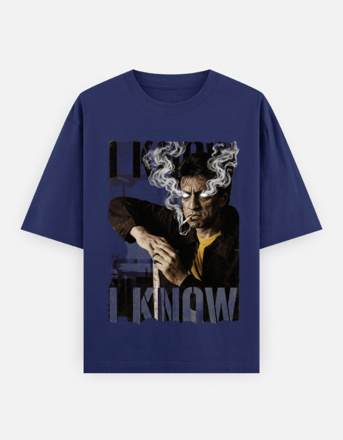 C-Labs I know I know Oversized Classic T-Shirt Royal Blue Front_1_c_9_d8bfcb54-dca7-4b4b-bdeb-cf9fcdd6ebd7