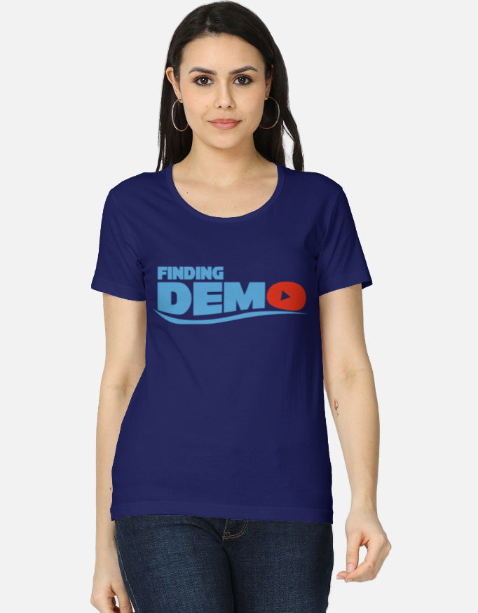 C-Labs Finding Demo Women's Classic T-Shirt Royal Blue Front_1_c_9_e6c01104-20a9-44ec-93f6-72fc5059444a