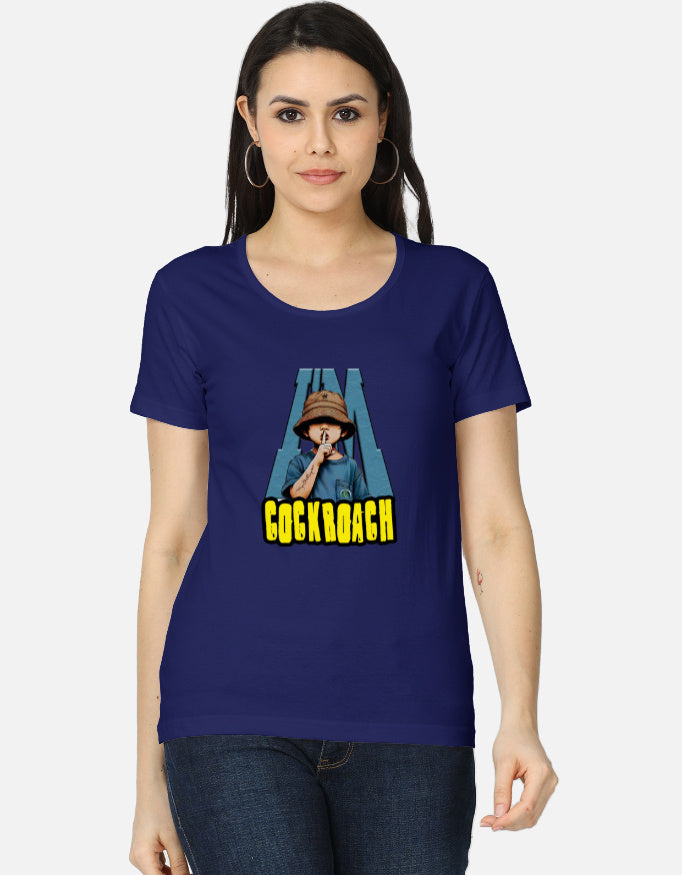 C-Labs I'm Cockroach Women's Classic T-Shirt Royal Blue Front_1_c_9_f3a942f0-574e-4e43-8241-6cd9ce8116cf