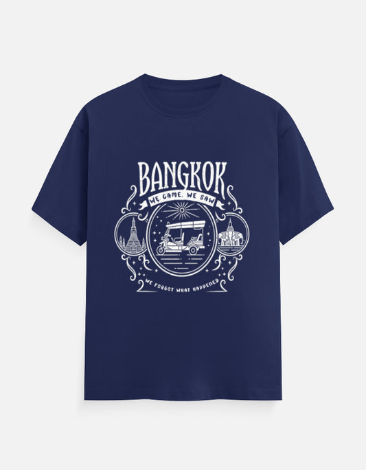 C-Labs Bangkok: We Came, We Saw Classic Crew T-Shirt Royal Blue Front_1_c_9_fabfb8a4-ccfb-4c89-be45-12aa2025b408