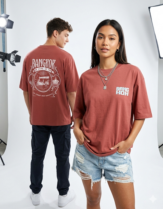 C-Labs Bangkok: We Came, We Saw, We Forgot What Happened Oversized Classic T-Shirt Gemini_Generated_Image_5pn1mi5pn1mi5pn1
