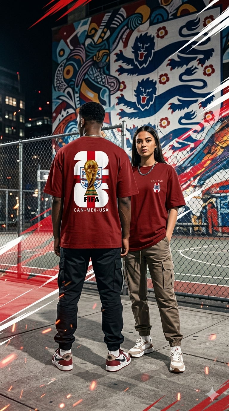 C-Labs England Fans Wear Oversized Classic T-Shirt Gemini_Generated_Image_cby168cby168cby1