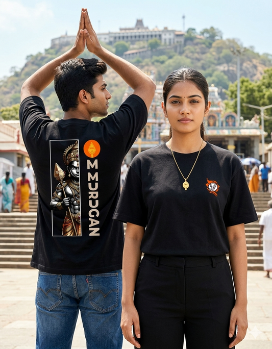 C-Labs Om Murugan Oversized Classic T-Shirt Gemini_Generated_Image_dq26xwdq26xwdq26