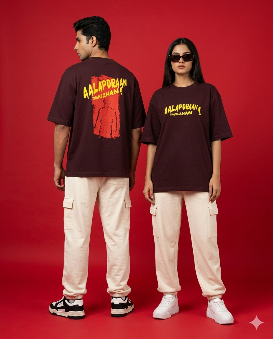 C-Labs Aalaporan Tamizhan Oversized Classic T-Shirt Gemini_Generated_Image_k5jsqok5jsqok5js