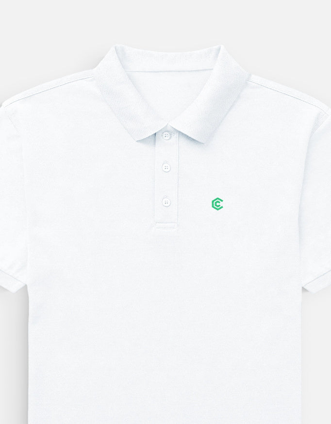 C-Labs C-Signature: The Crest (Polo) Polo White Left_Pocket_1_c_1