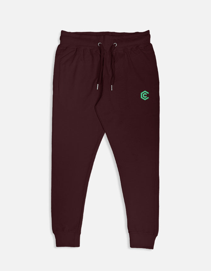 C-Labs C-Signature: The Crest (Joggers) Joggers Maroon Left_Pocket_1_c_25
