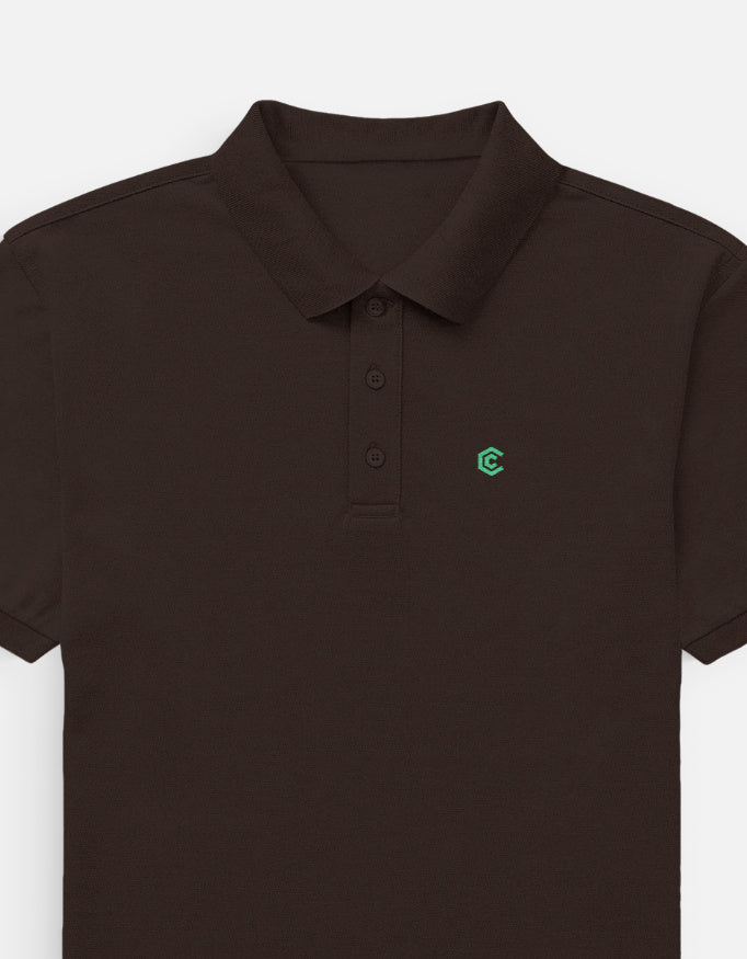 C-Labs C-Signature: The Crest (Polo) Polo Coffee Brown Left_Pocket_1_c_37