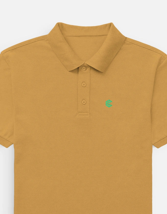 C-Labs C-Signature: The Crest (Polo) Polo Mustard Yellow Left_Pocket_1_c_43
