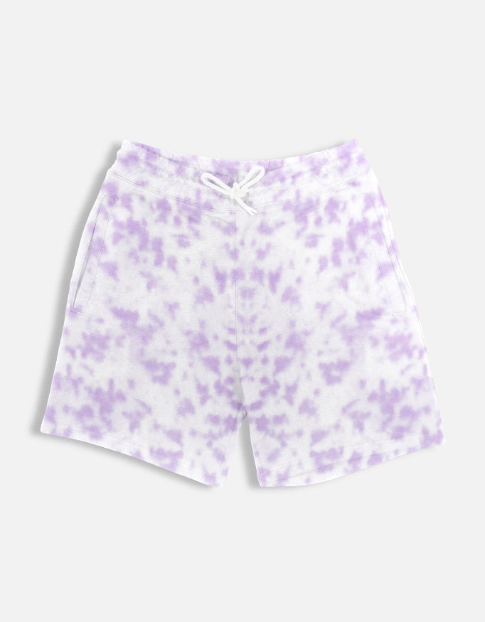 C-Labs C-Standard: Tie Dye Shorts Tie Dye Shorts White Lavender Left_Pocket_1_c_67
