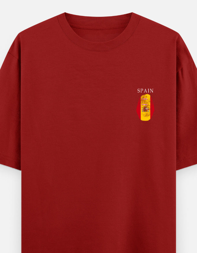C-Labs Spain Fan wear Oversized Classic T-Shirt Left_Pocket_3_c_10_9a204eda-bb8b-4a8f-abc4-88d2375a9c07
