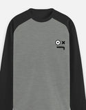 C-Labs Heart Break Raglan T-Shirt Black Charcoal Melange Left_Pocket_3_c_11