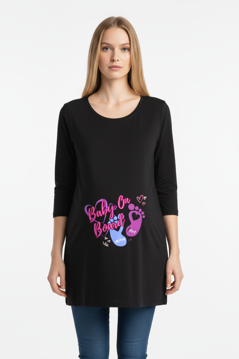 C-Labs Baby on board Maternity Dress VG-38-750127343-__AT