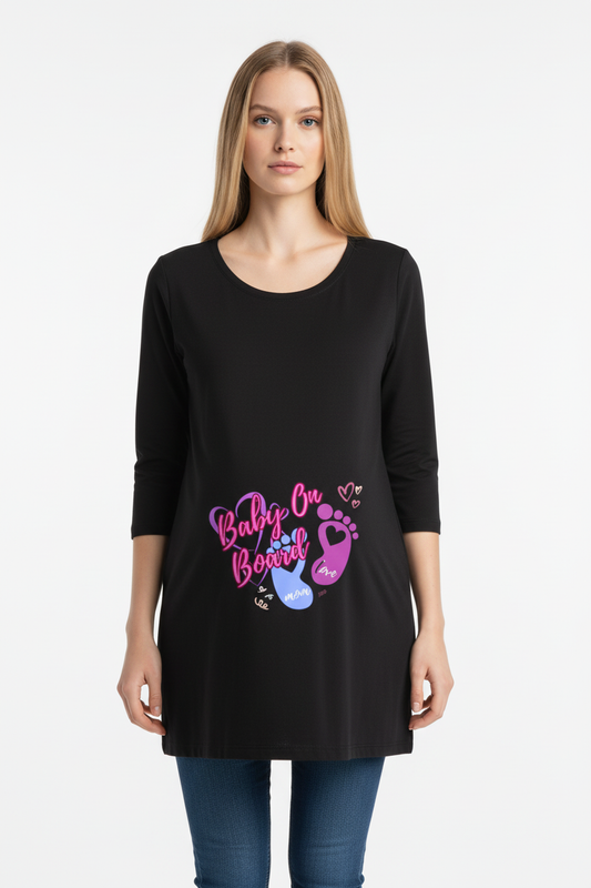C-Labs Baby on board Maternity Dress VG-38-750127343-__AT