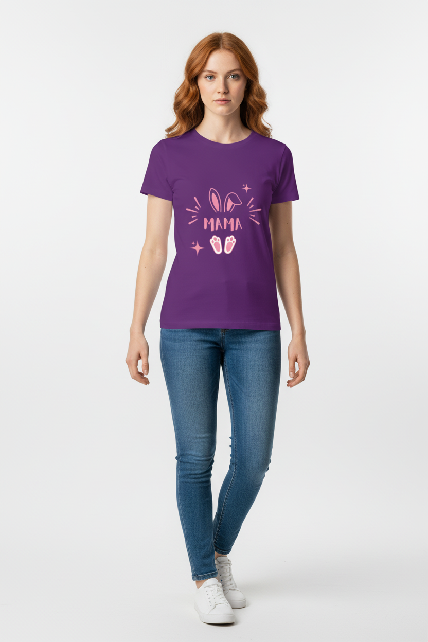 C-Labs Bunny Mama Women's Classic T-Shirt VG-72-478490290-__AT
