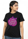 C-Labs Good Boy/Girl Classic Crew T-Shirt a-photorealistic-indian-female-model-wearing-a-bla