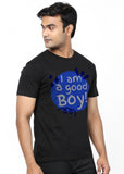 C-Labs Good Boy/Girl Classic Crew T-Shirt a-photorealistic-indian-male-model-wearing-a-black