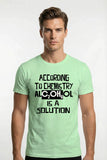C-Labs Alcohol is a solution Classic Crew T-Shirt generated-image-1772224555088